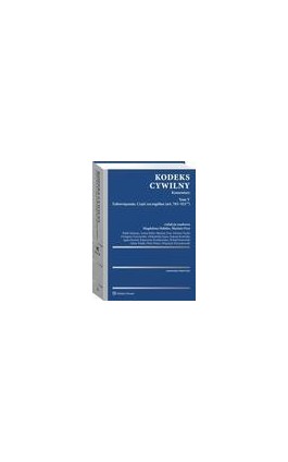 Kodeks cywilny. Komentarz. Tom V - Wojciech Wyrzykowski - Ebook - 978-83-8160-313-3