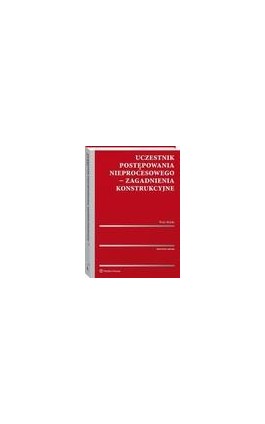 Uczestnik postępowania nieprocesowego - zagadnienia konstrukcyjne - Piotr Rylski - Ebook - 978-83-8124-133-5
