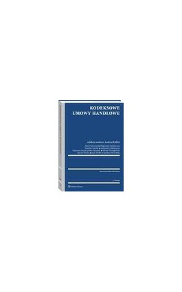 Kodeksowe umowy handlowe - Jacek Widło - Ebook - 978-83-8124-480-0