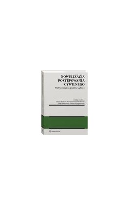 Nowelizacja postępowania cywilnego. Wpływ zmian na praktykę sądową - Elżbieta Szczepanowska - Ebook - 978-83-8246-493-1
