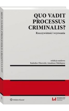 Quo vadit processus criminalis? - Radosław Olszewski - Ebook - 978-83-8246-091-9