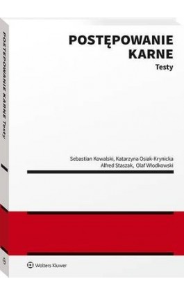 Postępowanie karne. Testy - Olaf Włodkowski - Ebook - 978-83-8246-174-9
