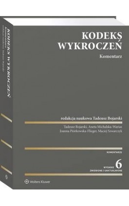 Kodeks wykroczeń. Komentarz - Aneta Michalska-Warias - Ebook - 978-83-8160-933-3