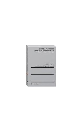 Zasada pewności w prawie podatkowym - Wojciech Morawski - Ebook - 978-83-8160-427-7