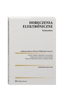 Doręczenia elektroniczne. Komentarz - Marek Świerczyński - Ebook - 978-83-8246-429-0