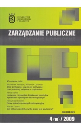 Zarządzanie Publiczne nr 4(10)/2009 - Ebook