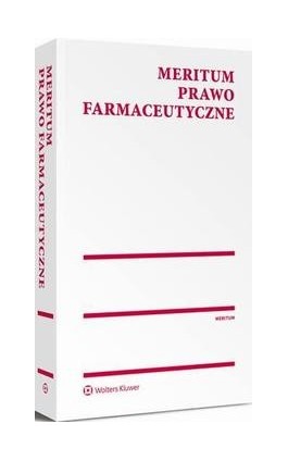 MERITUM Prawo farmaceutyczne - Małgorzata Czerwińska - Ebook - 978-83-264-8622-7