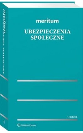 Meritum Ubezpieczenia społeczne - Jerzy Kuźniar - Ebook - 978-83-8328-149-0