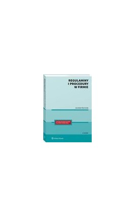 Regulaminy i procedury w firmie - Jarosław Marciniak - Ebook - 978-83-8328-145-2