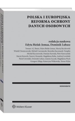 Polska i europejska reforma ochrony danych osobowych - Dominik Lubasz - Ebook - 978-83-8092-764-3