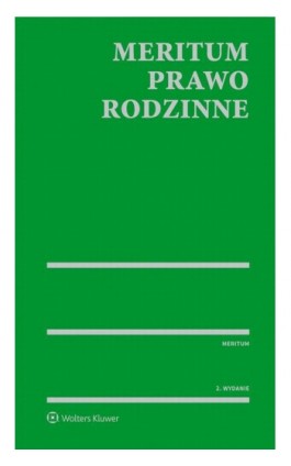 MERITUM Prawo rodzinne - Paweł Suski - Ebook - 978-83-8107-711-8