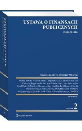 Ustawa o finansach publicznych. Komentarz - Krystyna Sawicka - Ebook - 978-83-8187-709-1