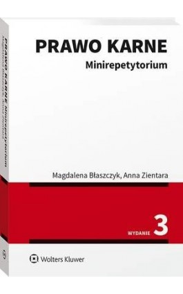 Prawo karne. Minirepetytorium - Magdalena Błaszczyk - Ebook - 978-83-8187-607-0