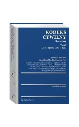 Kodeks cywilny. Komentarz. Tom I - Stanisława Kalus - Ebook - 978-83-8124-374-2