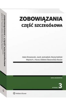 Zobowiązania. Część szczegółowa - Elżbieta Skowrońska-Bocian - Ebook - 978-83-8223-931-7