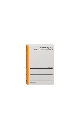 Rozliczanie podatku u źródła - Jarosław Sekita - Ebook - 978-83-8328-533-7