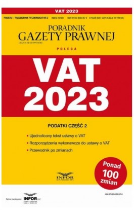 VAT 2023 - Praca zbiorowa - Ebook - 978-83-8268-267-0