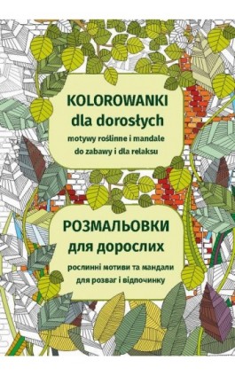 Kolorowanki dla dorosłych. Motywy roślinne i mandale do zabawy i dla relaksu - Maja Kanarkowska - Ebook - 978-83-8260-091-9