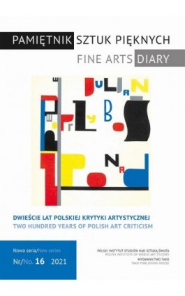 Pamiętnik Sztuk Pięknych, t. 16 (2021) - Jerzy Malinowski - Ebook - 978-83-66758-13-1