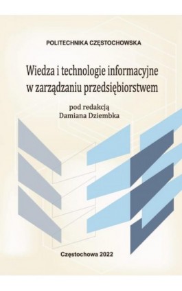 Wiedza i technologie informacyjne w zarządzaniu przedsiębiorstwem - Ebook - 978-83-7193-858-0