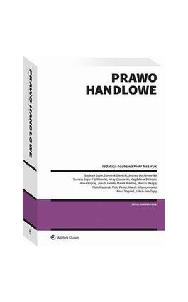 Prawo handlowe - Anna Stępień - Ebook - 978-83-8328-753-9