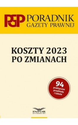 Koszty 2023 po zmianach - Tomasz Krywan - Ebook - 978-83-8268-332-5