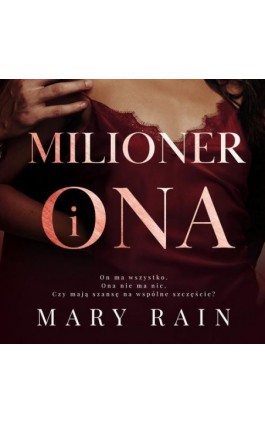 Milioner i ona - Mary Rain - Audiobook - 978-83-289-0375-3