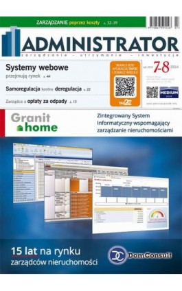 Administrator 7-8/2014 - Praca zbiorowa - Ebook