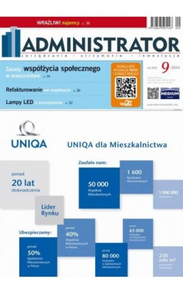 Administrator 9/2014 - Praca zbiorowa - Ebook