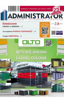 Administrator 7-8/2015 - Praca zbiorowa - Ebook