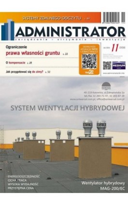 Administrator 11/2016 - Praca zbiorowa - Ebook