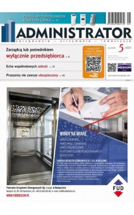 Administrator 5/2017 - Praca zbiorowa - Ebook