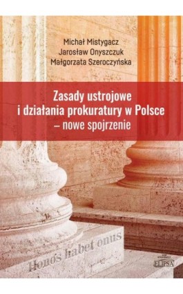 Zasady ustrojowe i działania prokuratury w Polsce nowe spojrzenie - Michał Mistygacz - Ebook - 9788380174658