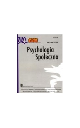 Psychologia Społeczna nr 2(4)/2007 - Ebook