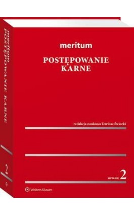 Meritum Postępowanie karne - Piotr Misztal - Ebook - 978-83-8358-028-9