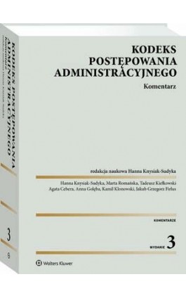 Kodeks postępowania administracyjnego. Komentarz - Marta Romańska - Ebook - 978-83-8358-228-3