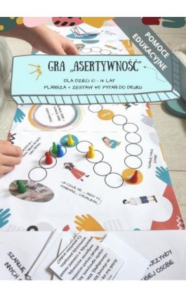 Gra planszowa ""Asertywność"" dla dzieci 10-14 lat (do druku). Pomoc edukacyjna - Katarzyna Płuska - Ebook - 978-83-969800-4-5