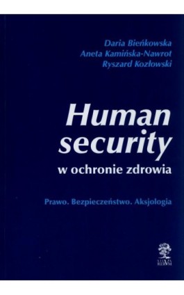 Human security w ochronie zdrowia - autor zbiorowy - Ebook - 978-83-67222-16-7