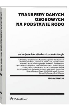 Transfery danych osobowych na podstawie RODO - Paweł Litwiński - Ebook - 978-83-8358-350-1