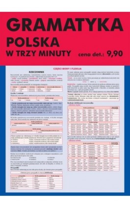Gramatyka polska w trzy minuty - Krystyna Stachera - Ebook - 978-83-67523-17-2