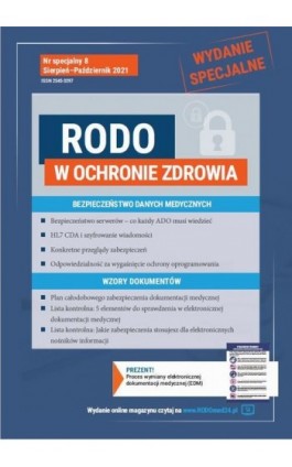 RODO w Ochronie Zdrowia - Bezpieczeństwo danych medycznych - Praca zbiorowa - Ebook