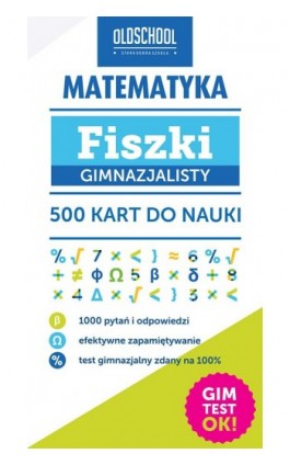 Matematyka Fiszki gimnazjalisty - Inga Linder-Kopiecka - Ebook - 978-83-7892-247-6