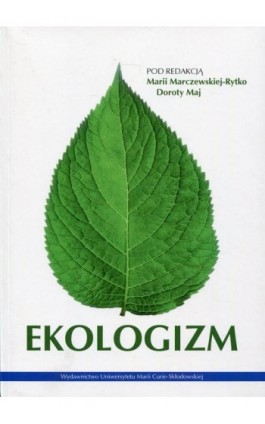 Ekologizm - Ebook - 978-83-7784-822-7