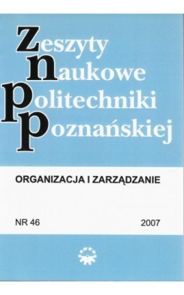 Organizacja i Zarządzanie, 2007/46 - Praca zbiorowa - Ebook
