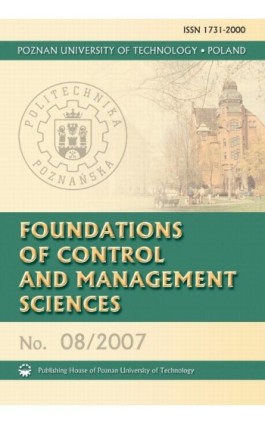 Foundations of Control 8/2007 - Praca zbiorowa - Ebook