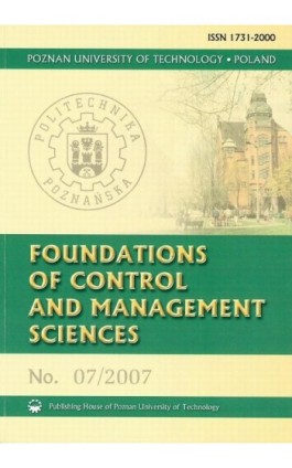 Foundations of control 7/2007 - Praca zbiorowa - Ebook