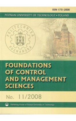 Foundations of control 11/2008 - Praca zbiorowa - Ebook