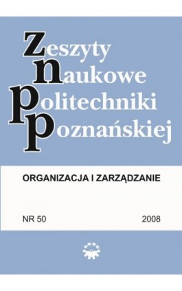 Organizacja i Zarządzanie, 2008/50 - Praca zbiorowa - Ebook