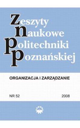Organizacja i Zarządzanie, 2008/52 - Praca zbiorowa - Ebook