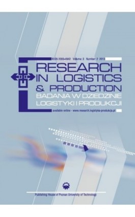 Research in Logistics & Production - Badania w dziedzinie logistyki i produkcji, Vol. 3, No. 2, 2013 - Praca zbiorowa - Ebook